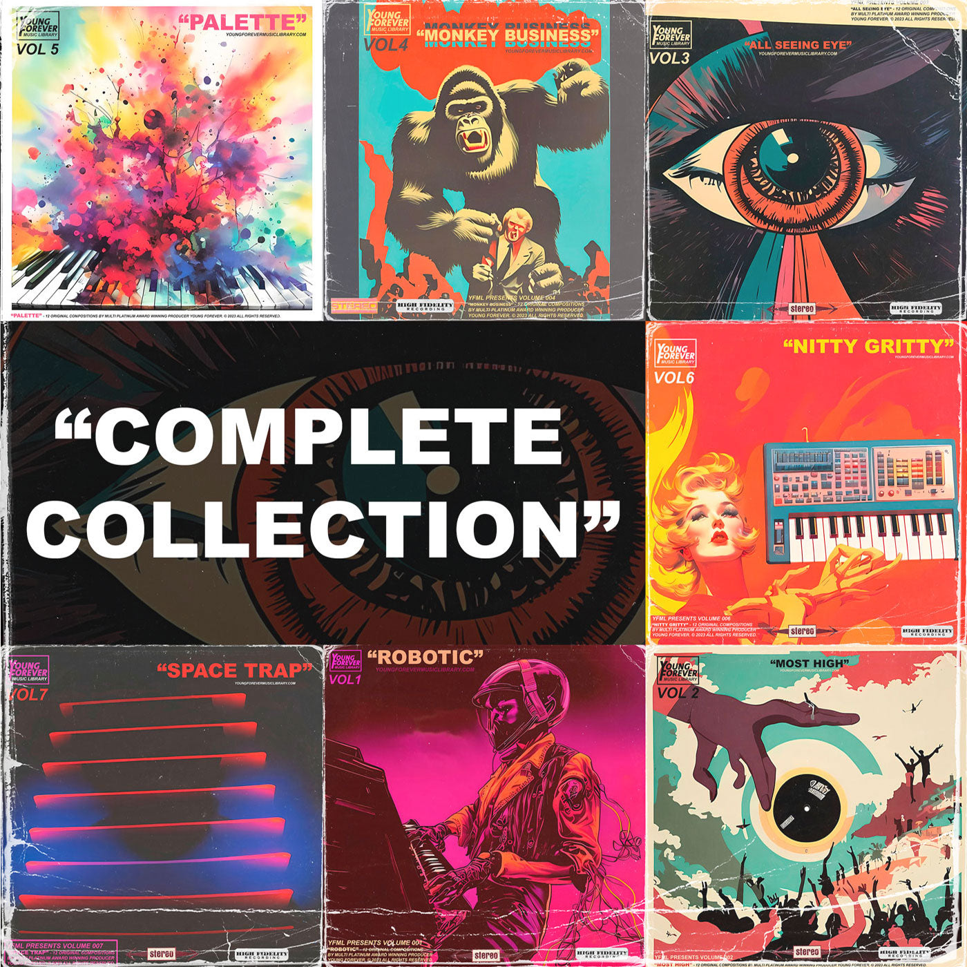 Young Forever Music Library - "COMPLETE COLLECTION" (COMPS + STEMS)